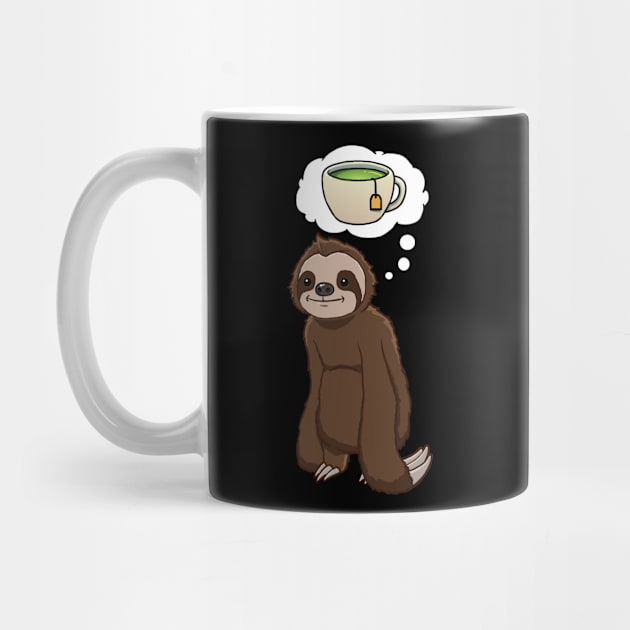 Sloth thinking about Green Tea by jonmlam